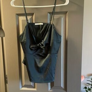 Abercrombie & Fitch Emerald Cami with Bow